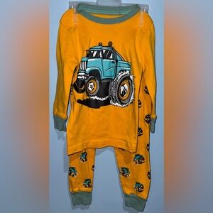 Yellow and Black Pajama Set with Playful Design